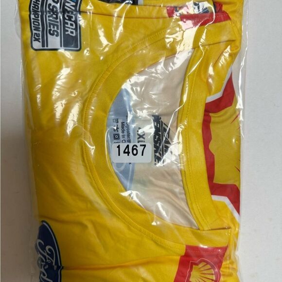 Joey Lagano Shell-Pennzoil Sublimated Uniform Pit Crew Long Sleeve Shirt Sz 4XL - Picture 10 of 11